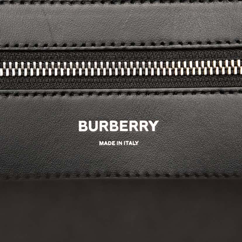 Burberry Leather Rocco Backpack Black Leather Good condition - Box View