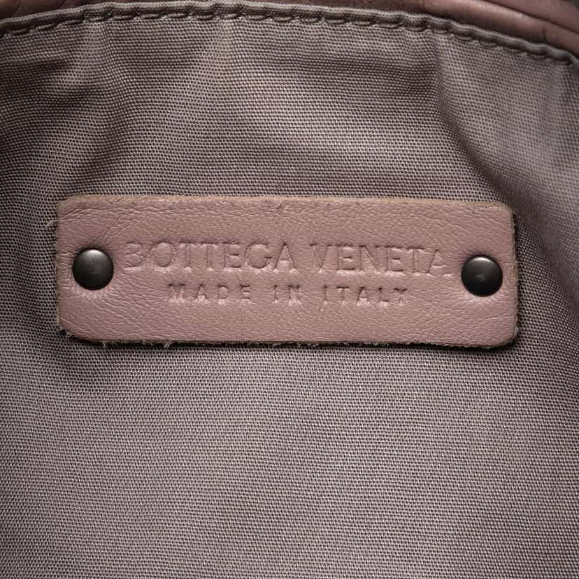 Bottega Veneta Nappa Intrecciato Nodini Crossbody Pink Leather Very good condition - Box View