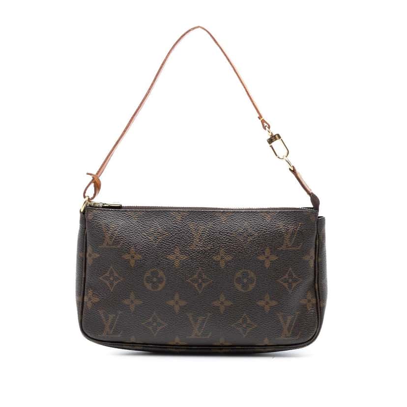 Louis Vuitton Monogram Pochette Accessoires Brown Very good condition - Front View