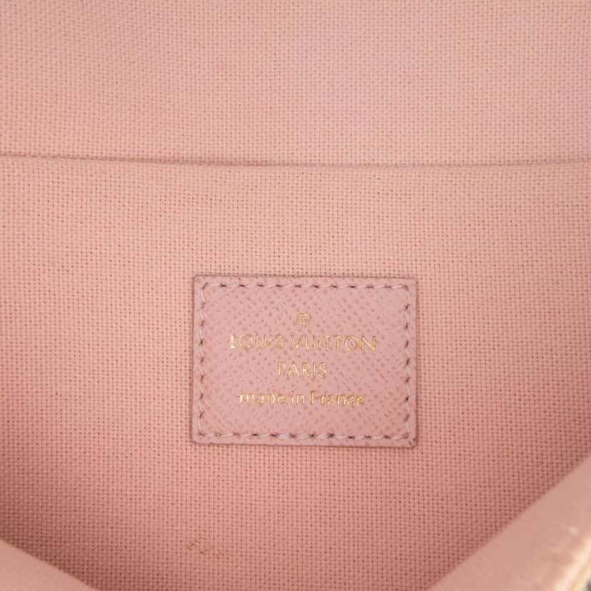 Louis Vuitton Damier Azur Pochette Felicie White Good condition - Box View