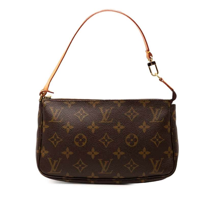 Louis Vuitton Monogram Pochette Accessoires Brown Very good condition - Front View