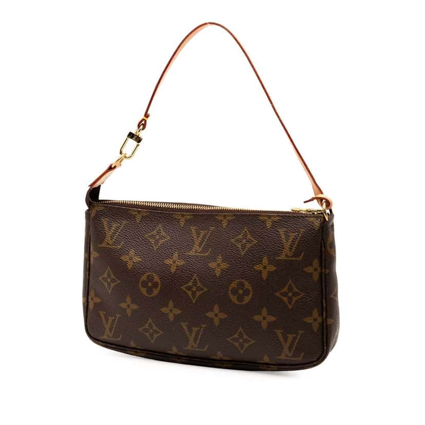 Louis Vuitton Monogram Pochette Accessoires Brown Very good condition - Back View