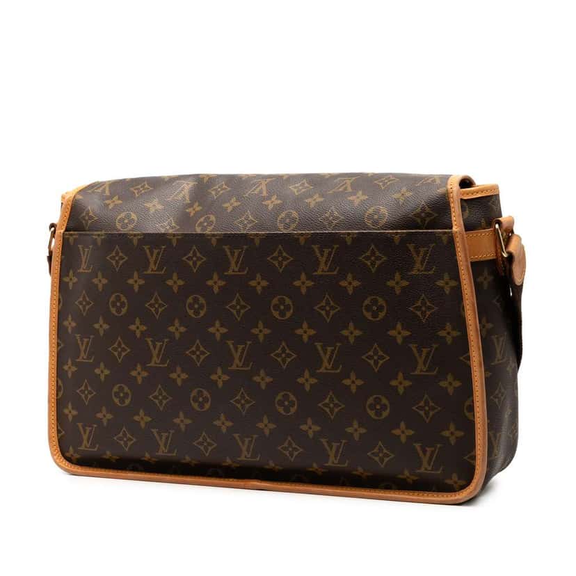 Louis Vuitton Monogram Sac Gibeciere GM Brown Good condition - Back View