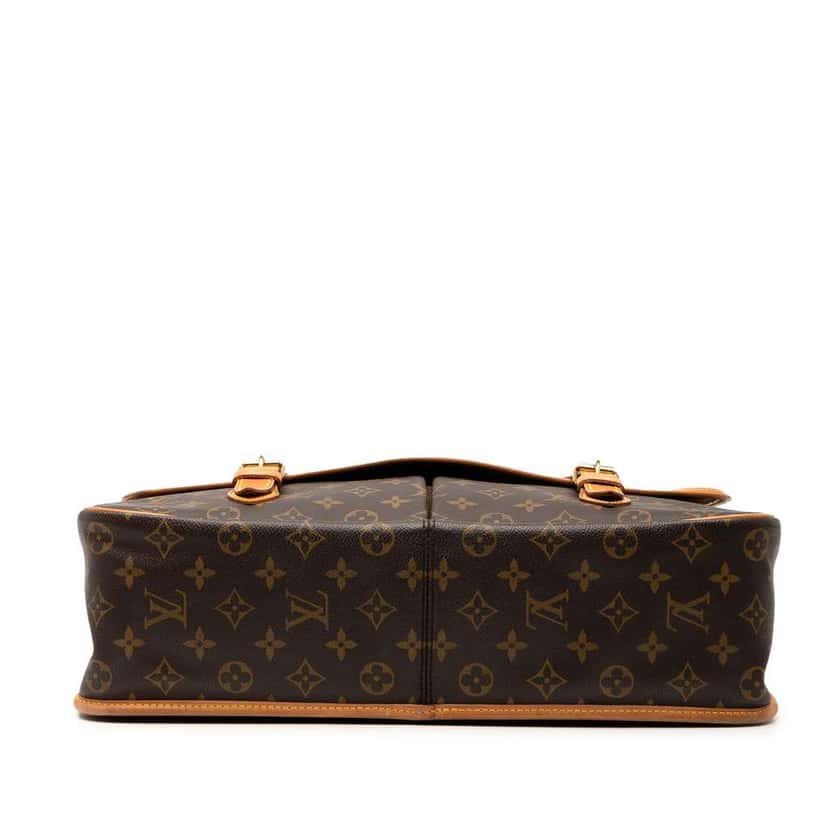 Louis Vuitton Monogram Sac Gibeciere GM Brown Good condition - Inside View