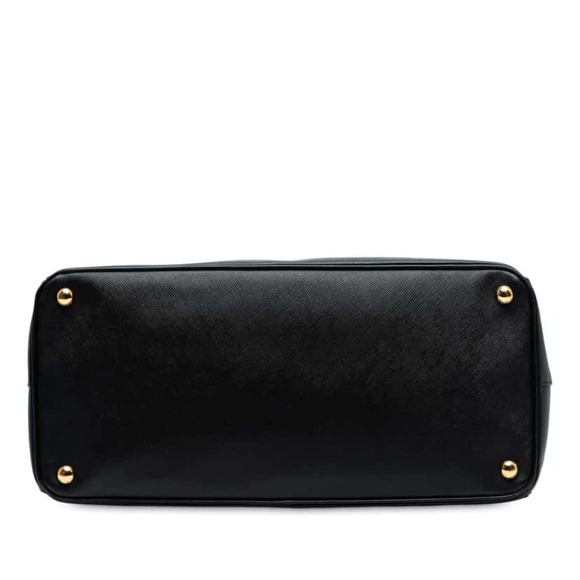 Prada Large Saffiano Lux Galleria Tote Black Leather Good condition - Inside View