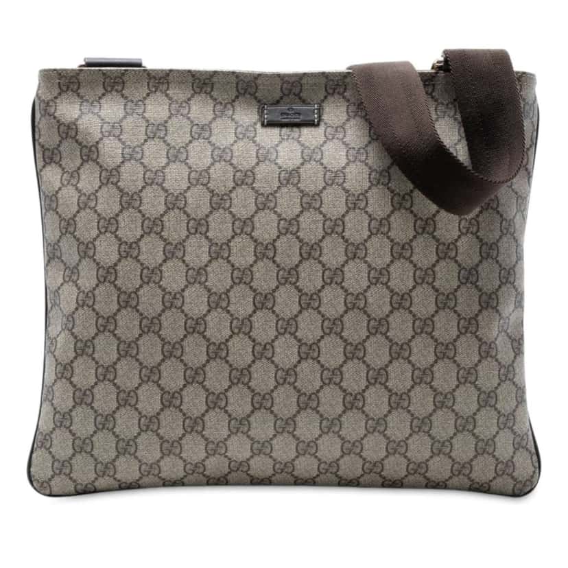 Gucci GG Supreme Crossbody Brown Canvas Good condition - Front View