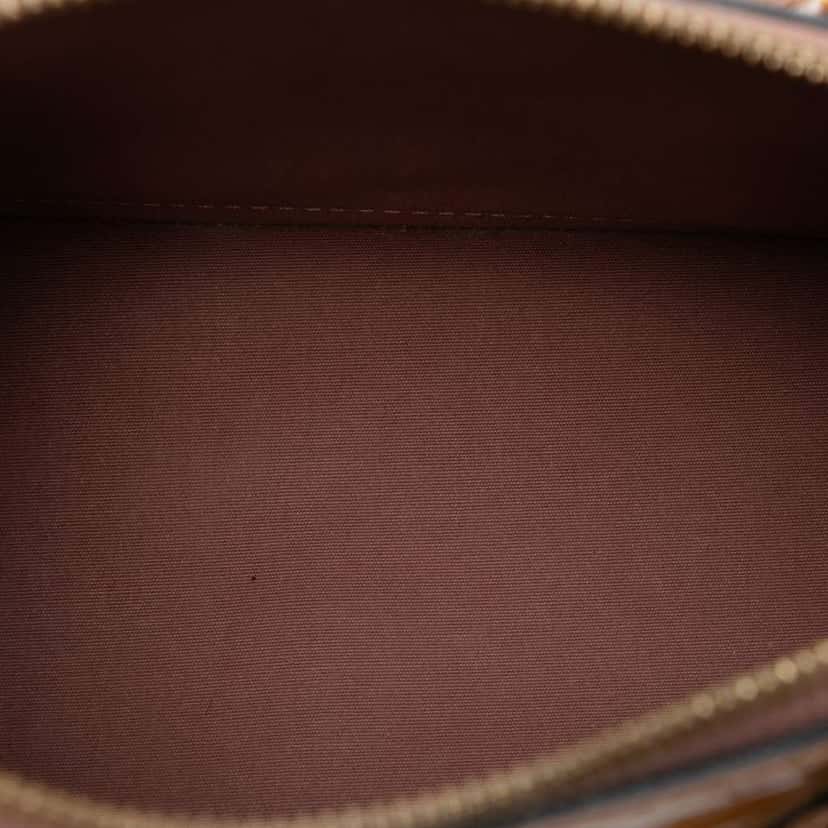 Louis Vuitton Monogram Vernis Alma BB Brown Leather Good condition - Model View