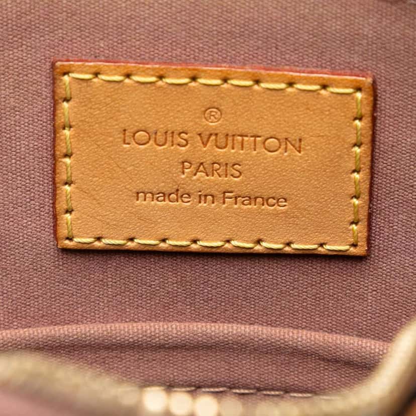 Louis Vuitton Monogram Vernis Alma BB Brown Leather Good condition - Box View