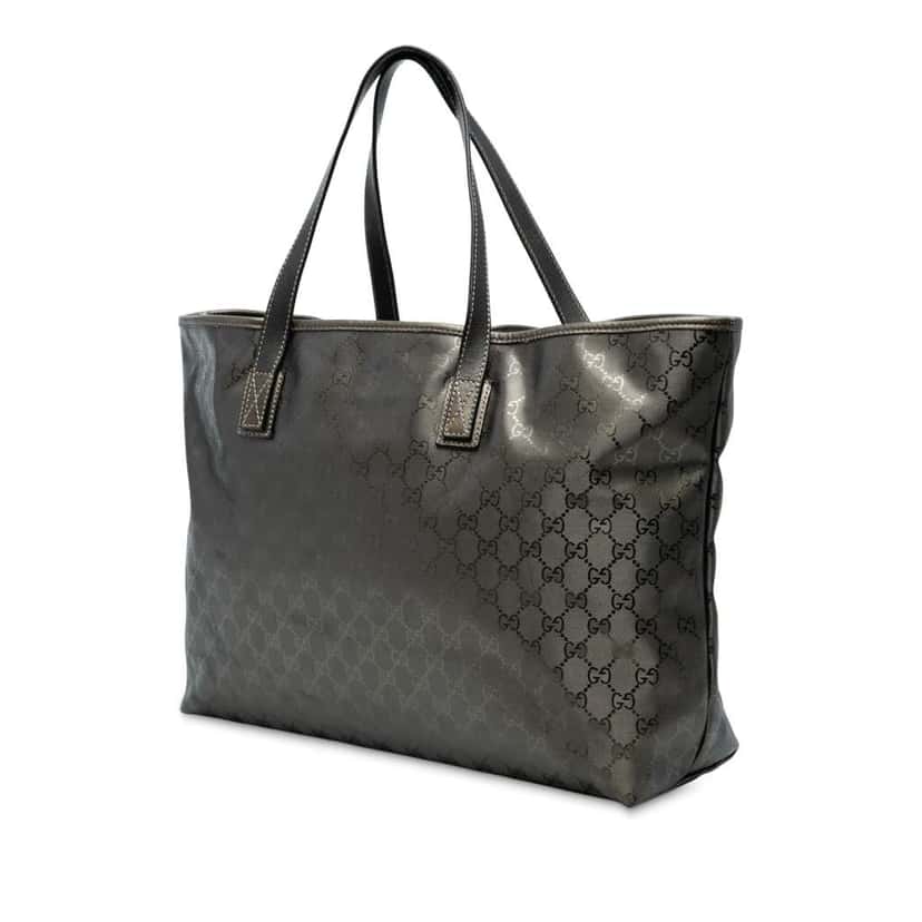 Gucci Large GG Imprime Tote Brown Canvas Good condition - Back View