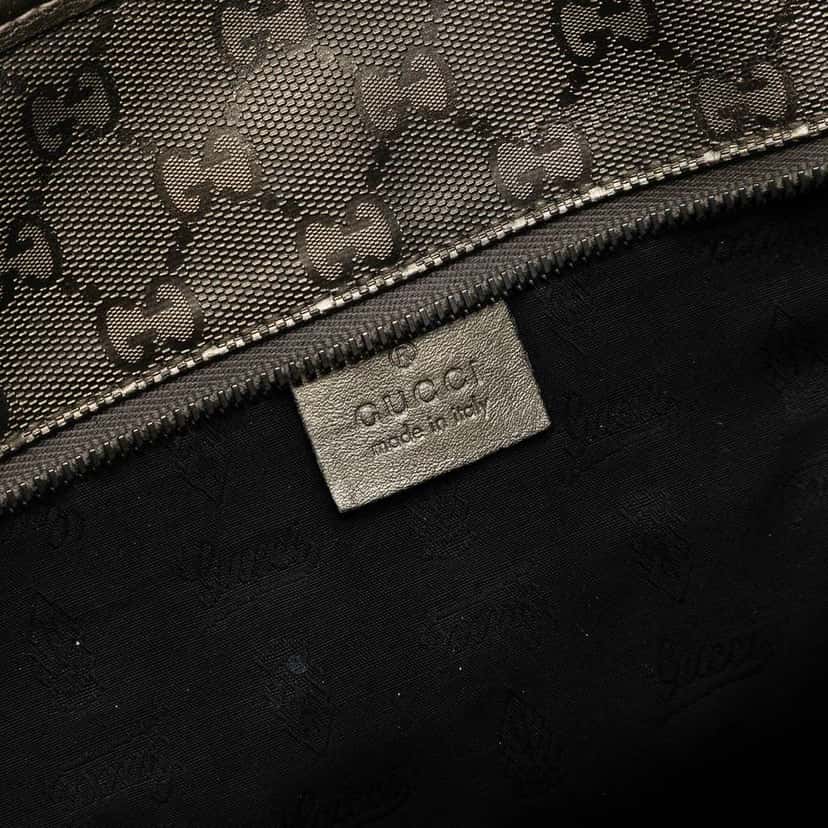 Gucci Large GG Imprime Tote Brown Canvas Good condition - Box View