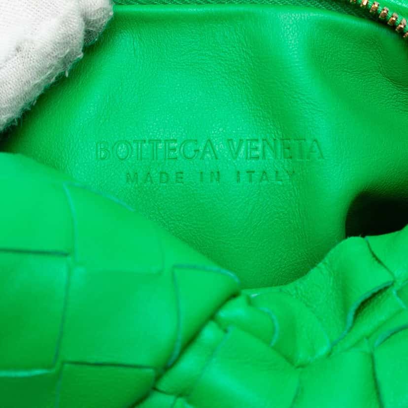 Bottega Veneta Candy Nappa Intrecciato Jodie Green Leather Good condition - Box View