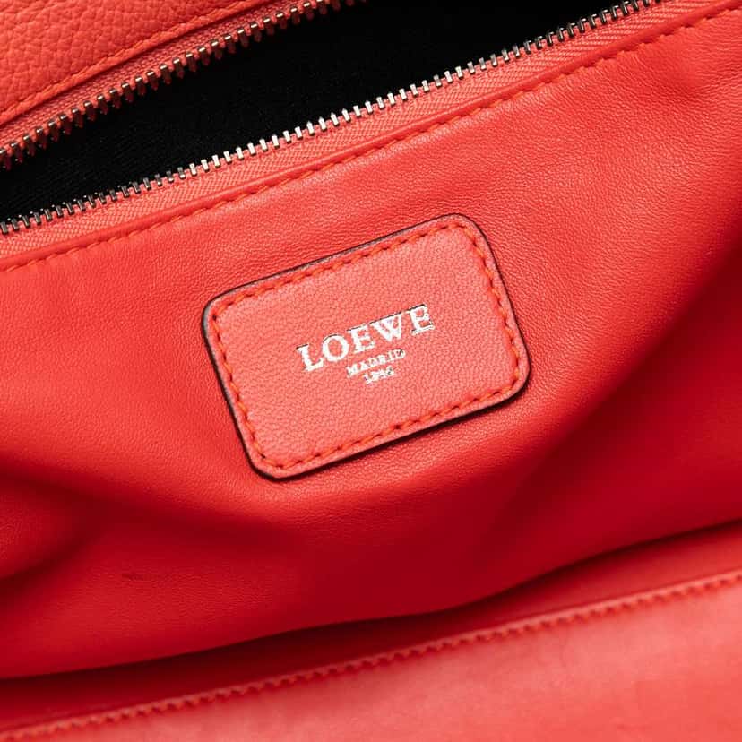 Loewe Tricolor Leather Amazona 36 Orange Leather Good condition - Box View