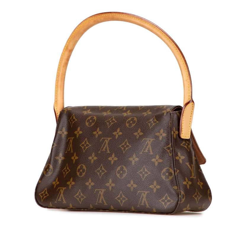 Louis Vuitton Monogram Mini Looping Brown Good condition - Back View