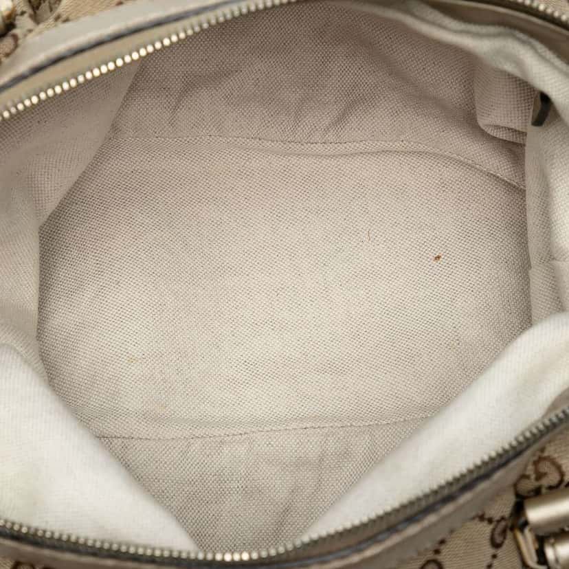 Gucci GG Canvas Sukey Satchel Brown Canvas Good condition - Model View