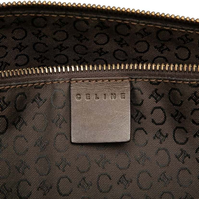 Celine C Macadam Canvas Bucket Bag Brown Canvas Very good condition - Box View