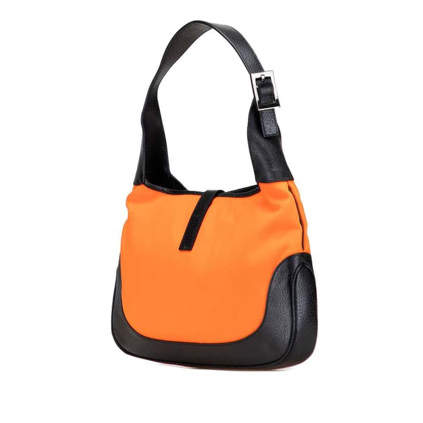 Gucci Nylon Jackie Shoulder Bag Orange Good condition - Back View