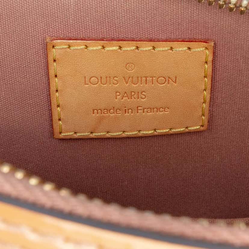 Louis Vuitton Monogram Vernis Alma BB Brown Leather Good condition - Box View