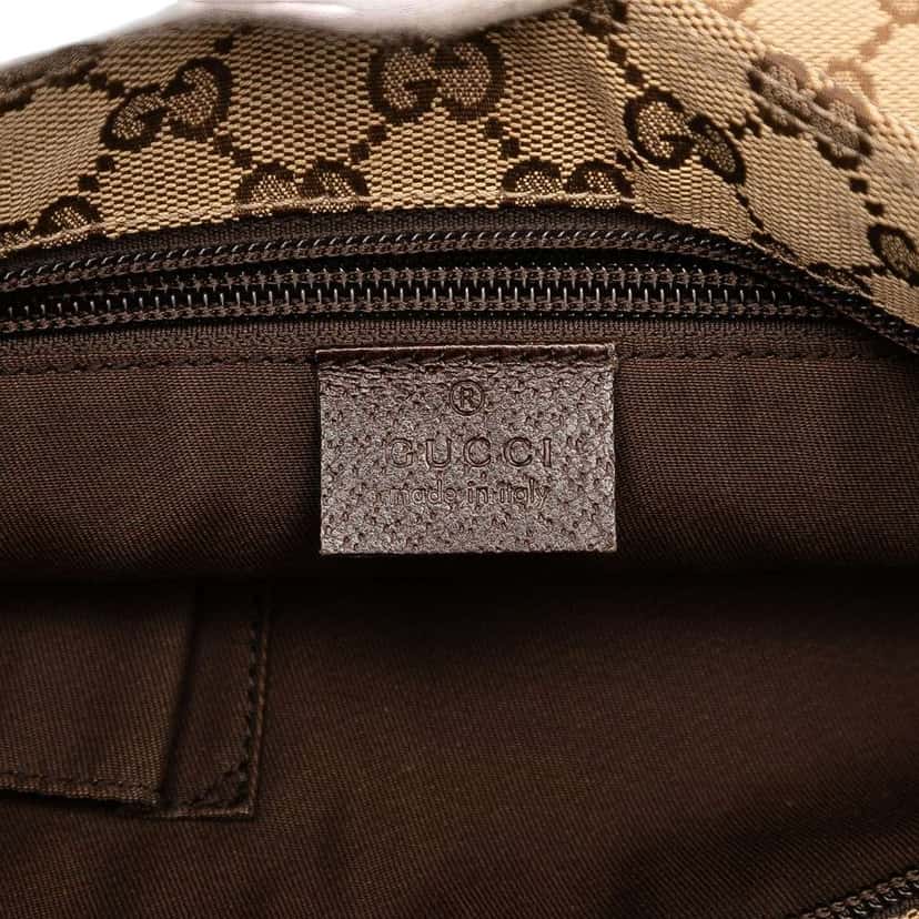Gucci GG Canvas Web Crossbody Brown Canvas Good condition - Box View