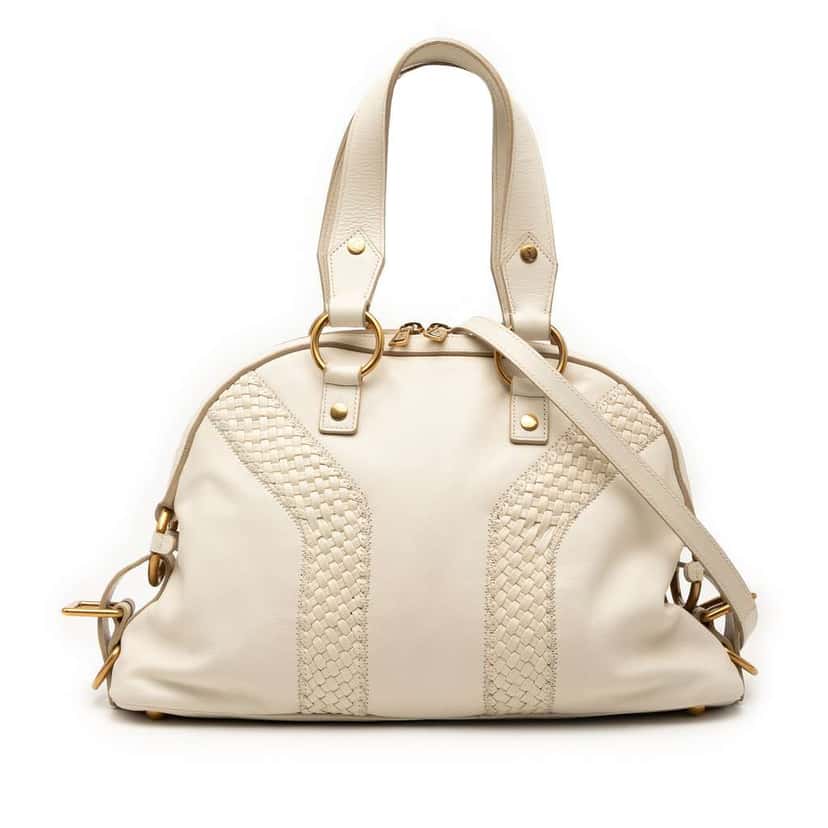 Saint Laurent Leather Muse Satchel Brown Leather Good condition - Front View