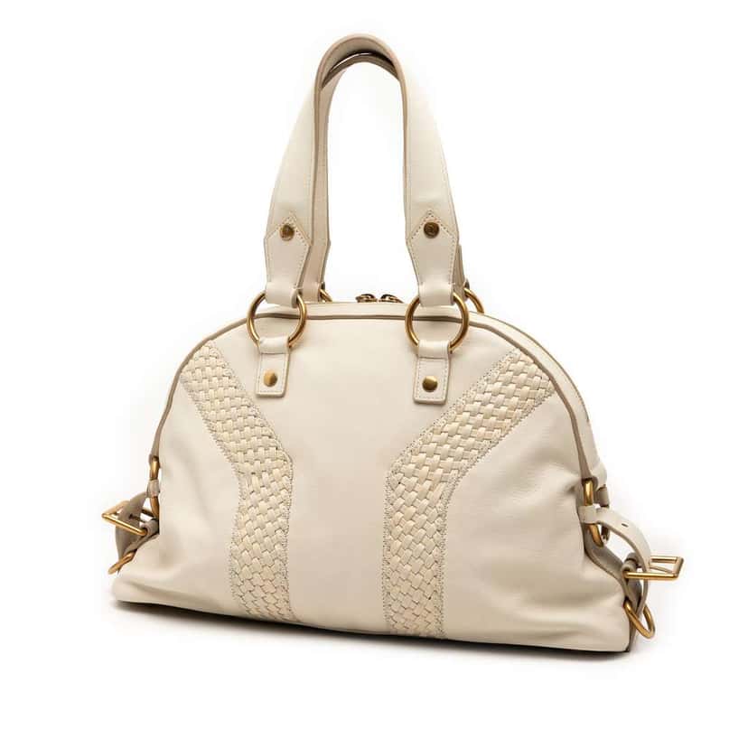 Saint Laurent Leather Muse Satchel Brown Leather Good condition - Back View