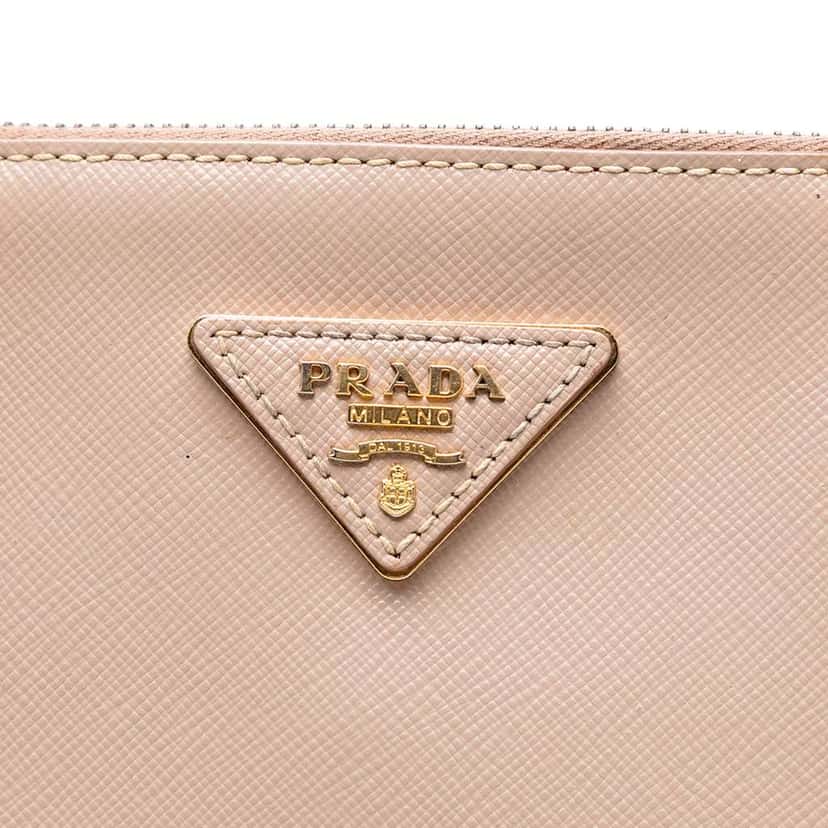 Prada Large Saffiano Lux Galleria Double Zip Tote Brown Leather Good condition - Box View