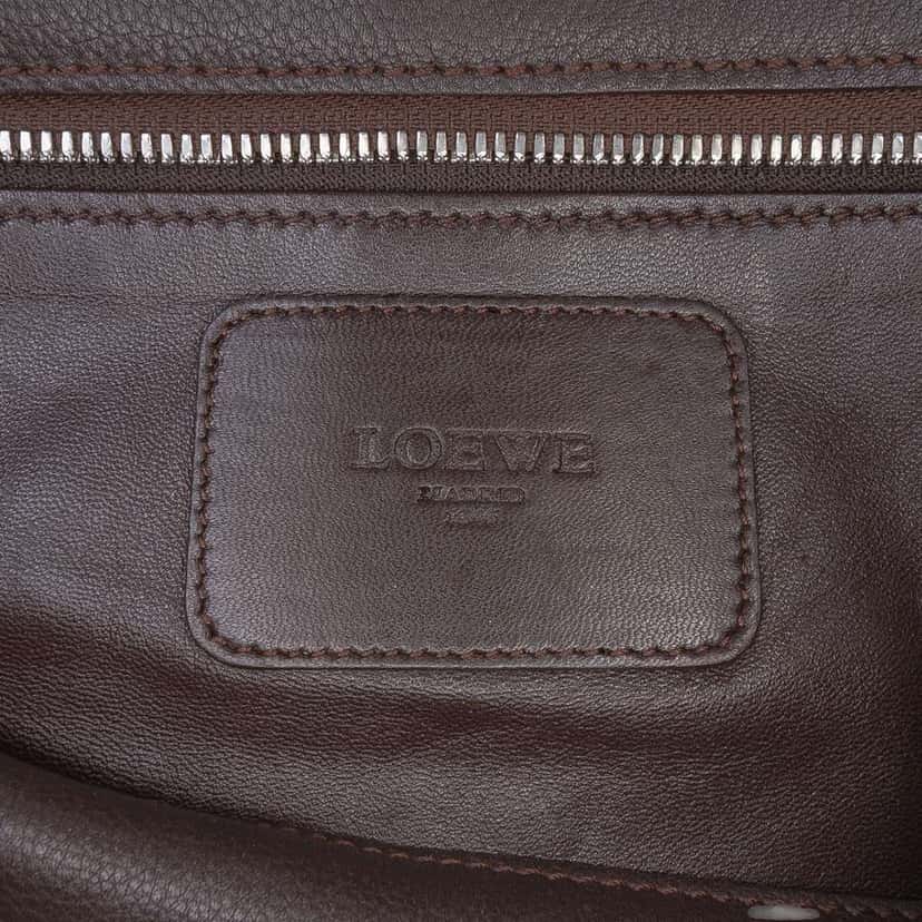 Loewe Tricolor Goatskin Amazona 36 Brown Leather Good condition - Box View