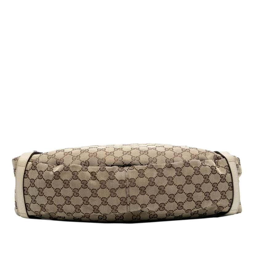Gucci GG Canvas Abbey D Ring Tote Brown Canvas Good condition - Inside View