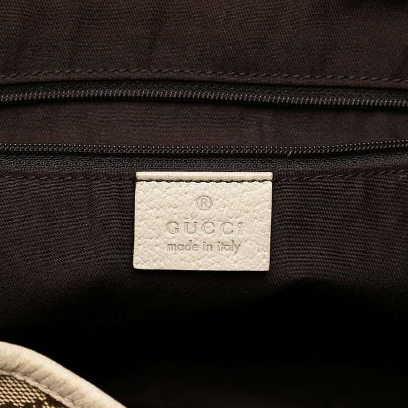 Gucci GG Canvas Abbey D Ring Tote Brown Canvas Good condition - Box View
