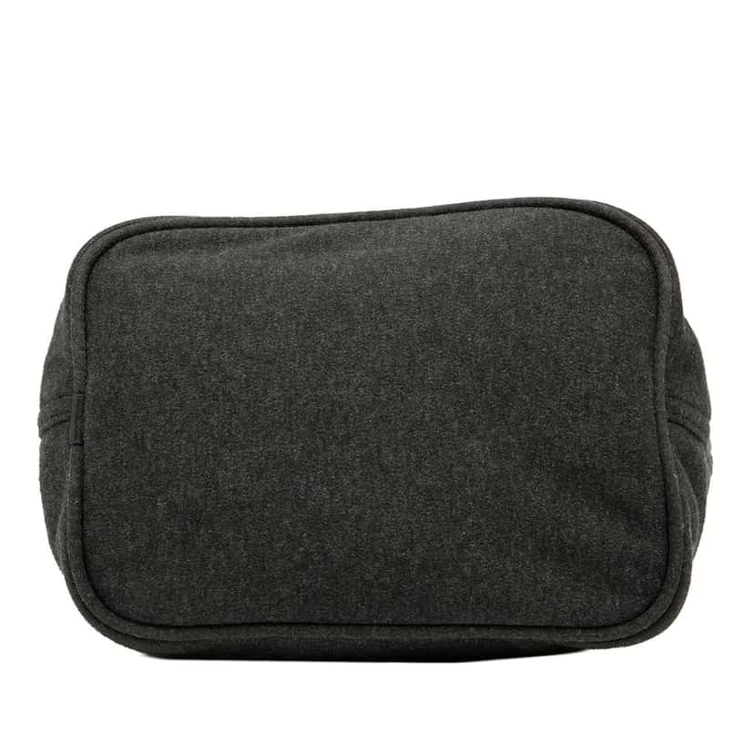 Fendi Cotton Shoulder Bag Grey Cotton Good condition - Inside View