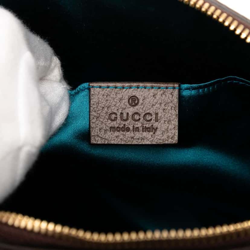 Gucci Small GG Supreme Ophidia Dome Crossbody Brown Canvas Good condition - Box View