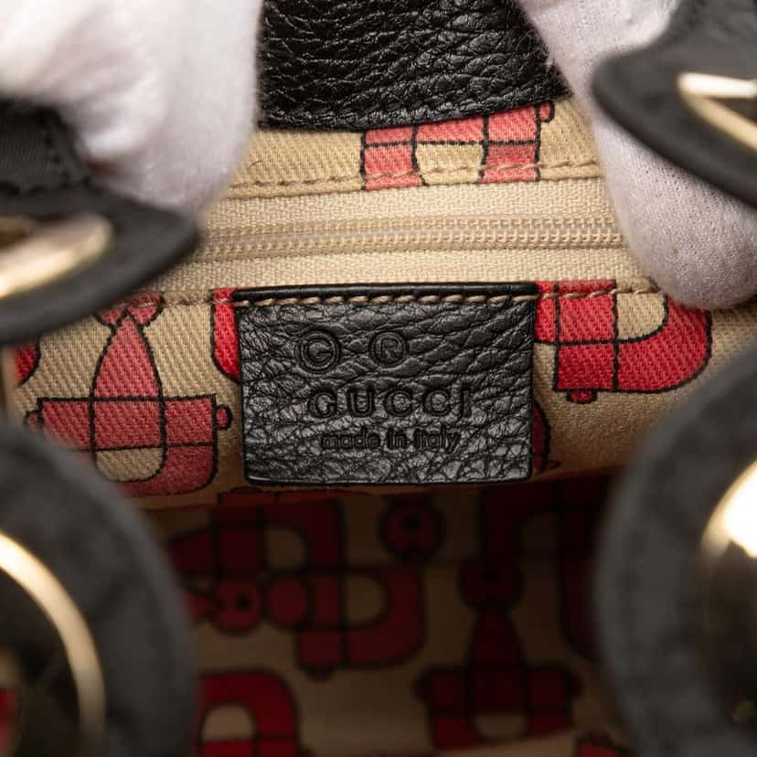 Gucci GG Nylon Colbert Shoulder Bag Black Good condition - Box View