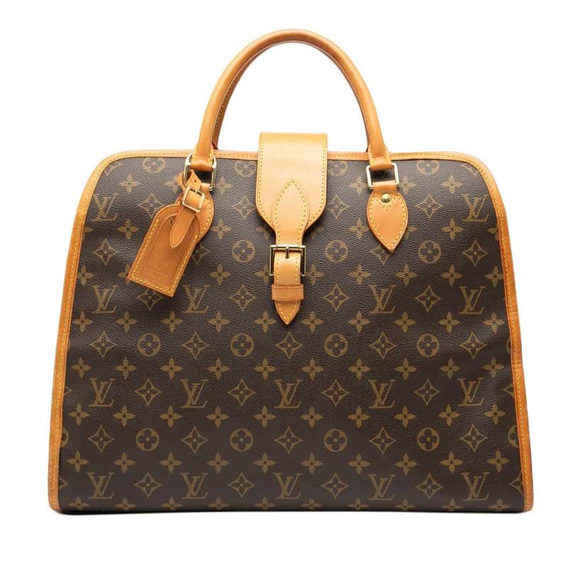 Louis Vuitton Monogram Rivoli Briefcase Brown Fair condition - Front View