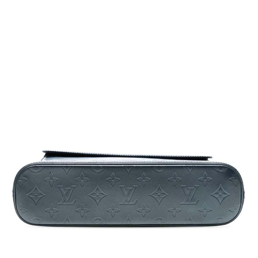 Louis Vuitton Monogram Mat Alston Grey Leather Fair condition - Inside View