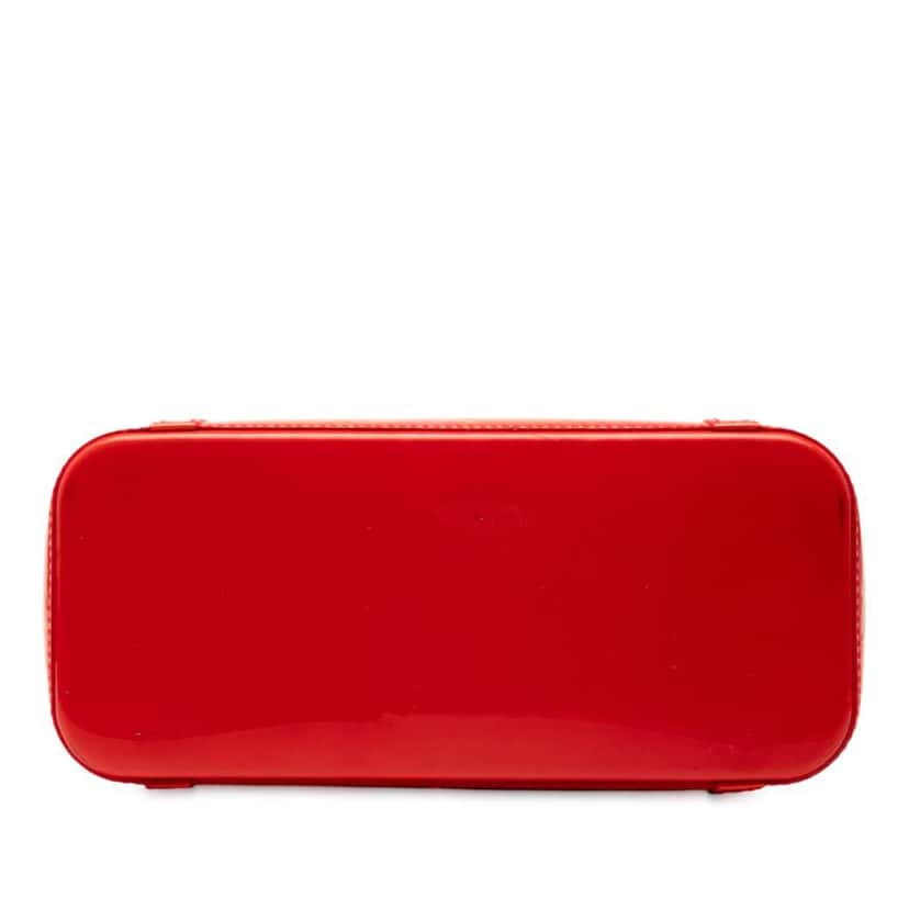 Louis Vuitton Monogram Vernis Avalon MM Red Leather Good condition - Inside View