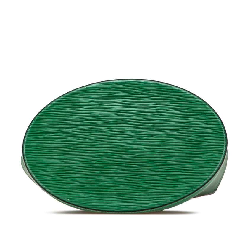 Louis Vuitton Epi Cluny Green Leather Good condition - Inside View