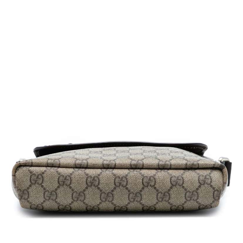 Gucci GG Supreme Crossbody Brown Canvas Good condition - Inside View