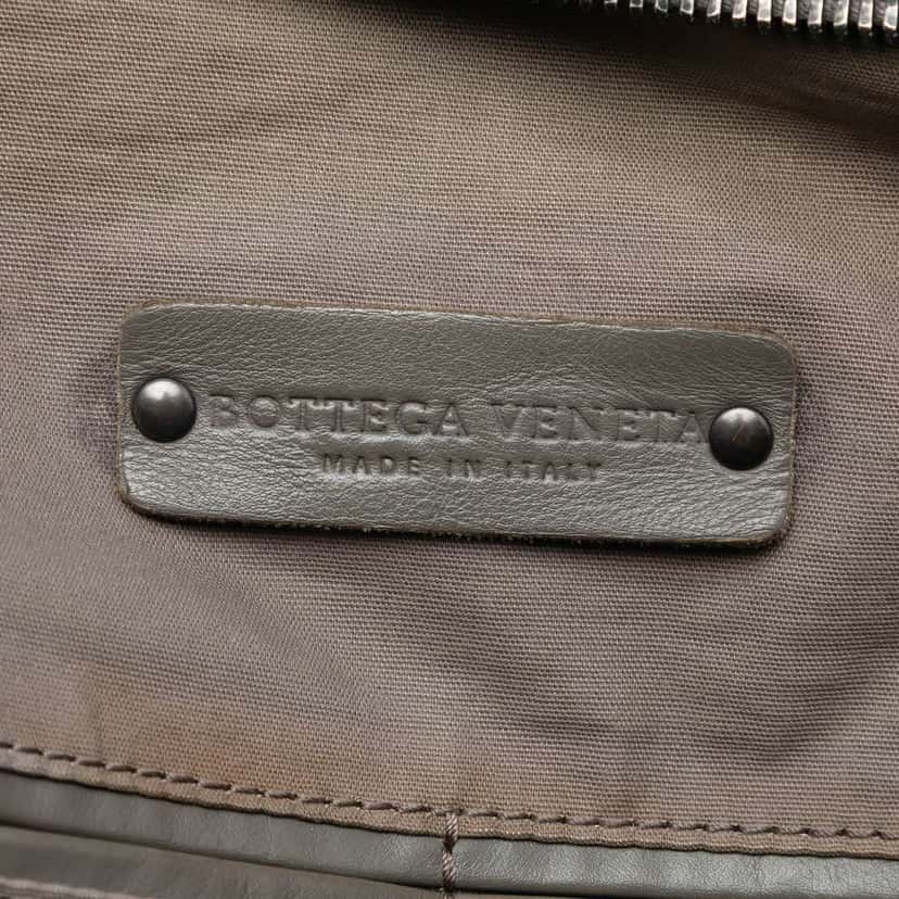 Bottega Veneta Nappa Intrecciato Briefcase Grey Leather Good condition - Box View