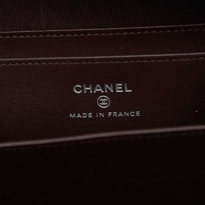 Chanel CC Quilted Caviar Camera Bag Black Leather Very good condition - Box View