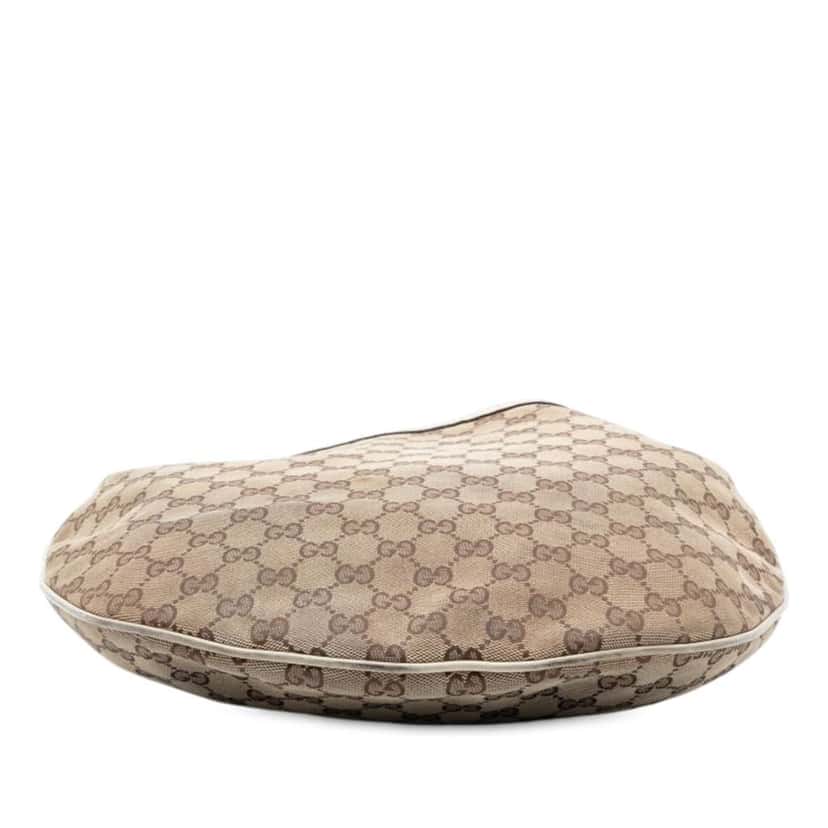 Gucci Large GG Canvas Wave Horsebit Hobo Brown Canvas Good condition - Inside View