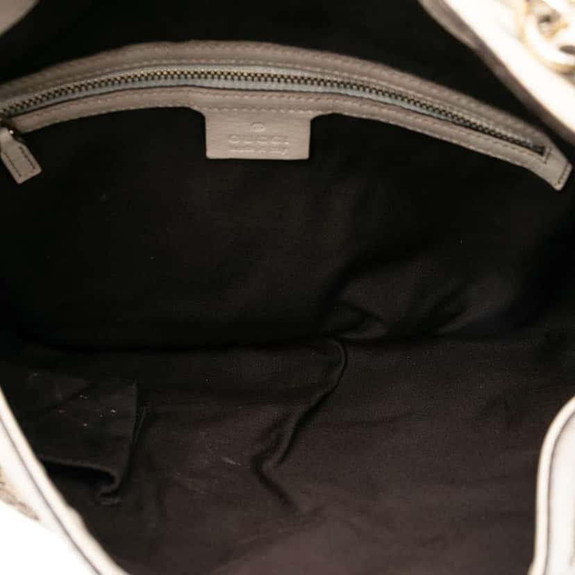 Gucci Large GG Canvas Wave Horsebit Hobo Brown Canvas Good condition - Model View