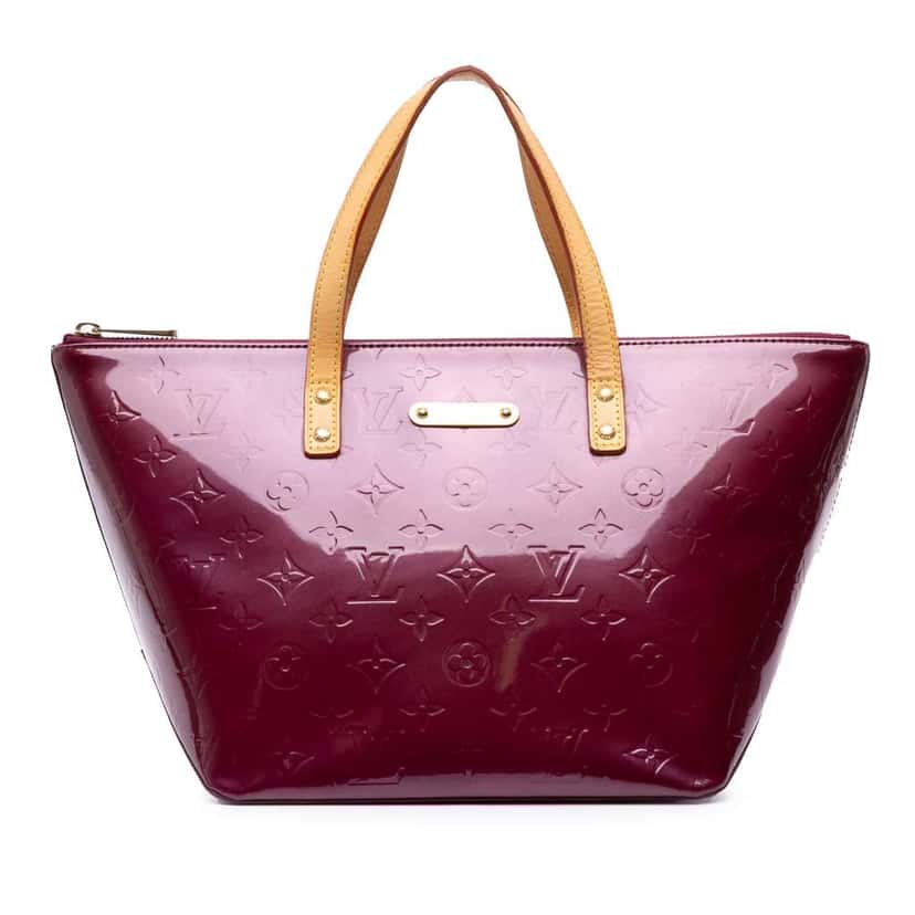 Louis Vuitton Monogram Vernis Bellevue PM Purple Leather Good condition - Front View