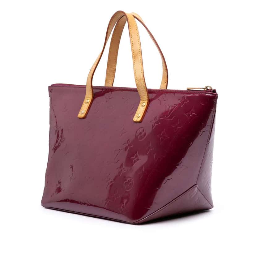 Louis Vuitton Monogram Vernis Bellevue PM Purple Leather Good condition - Back View