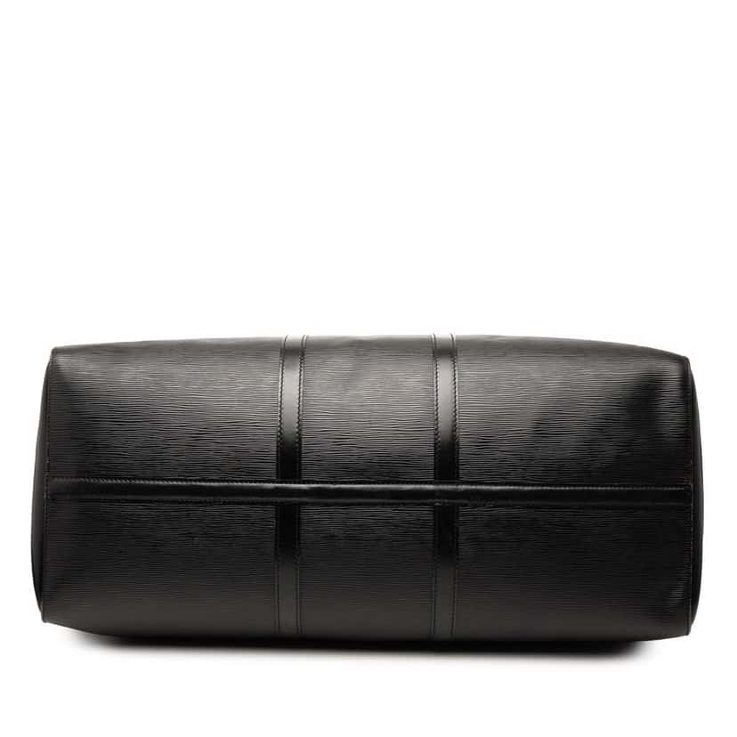 Louis Vuitton Epi Keepall 60 Black Leather Good condition - Inside View