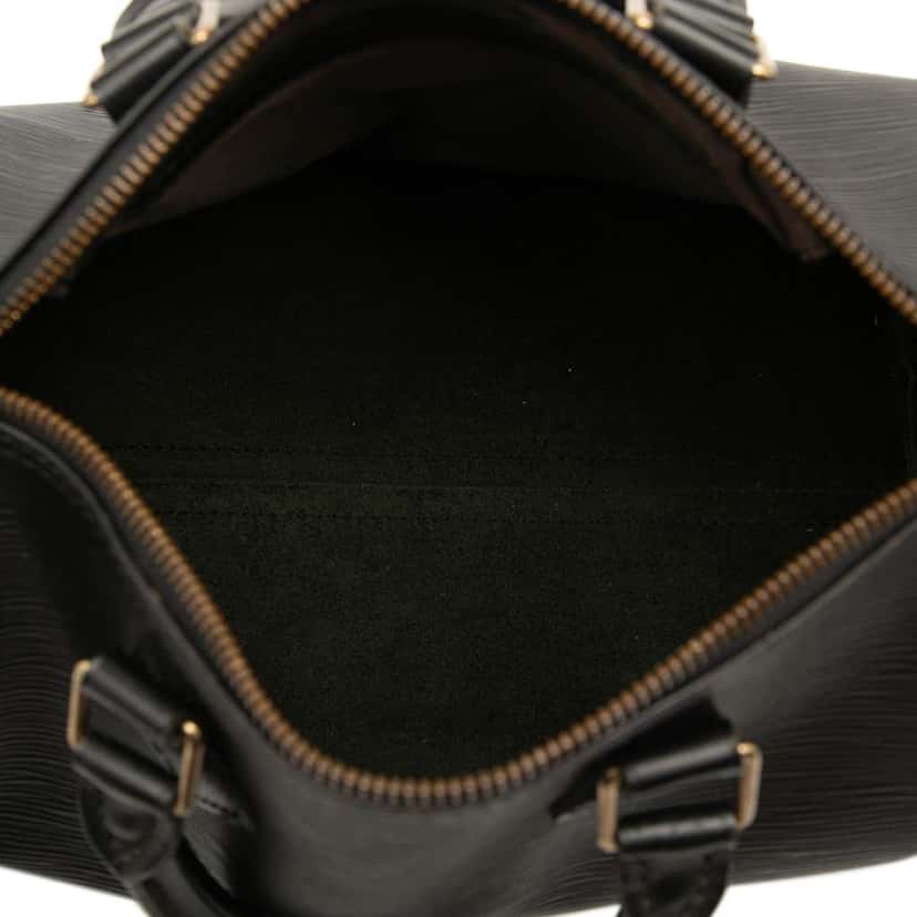Louis Vuitton Epi Speedy 25 Black Leather Good condition - Model View
