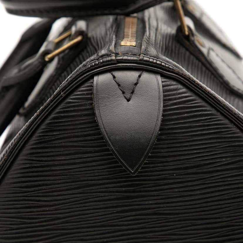 Louis Vuitton Epi Speedy 25 Black Leather Good condition - Box View