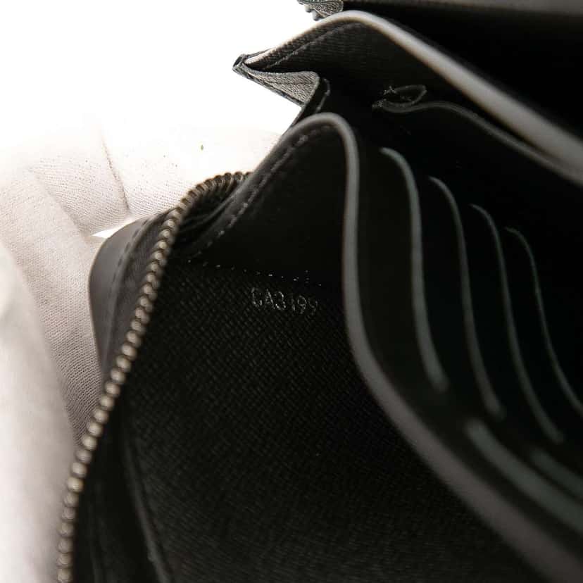 Louis Vuitton Monogram Eclipse Zippy XL Wallet Black Good condition - Box View