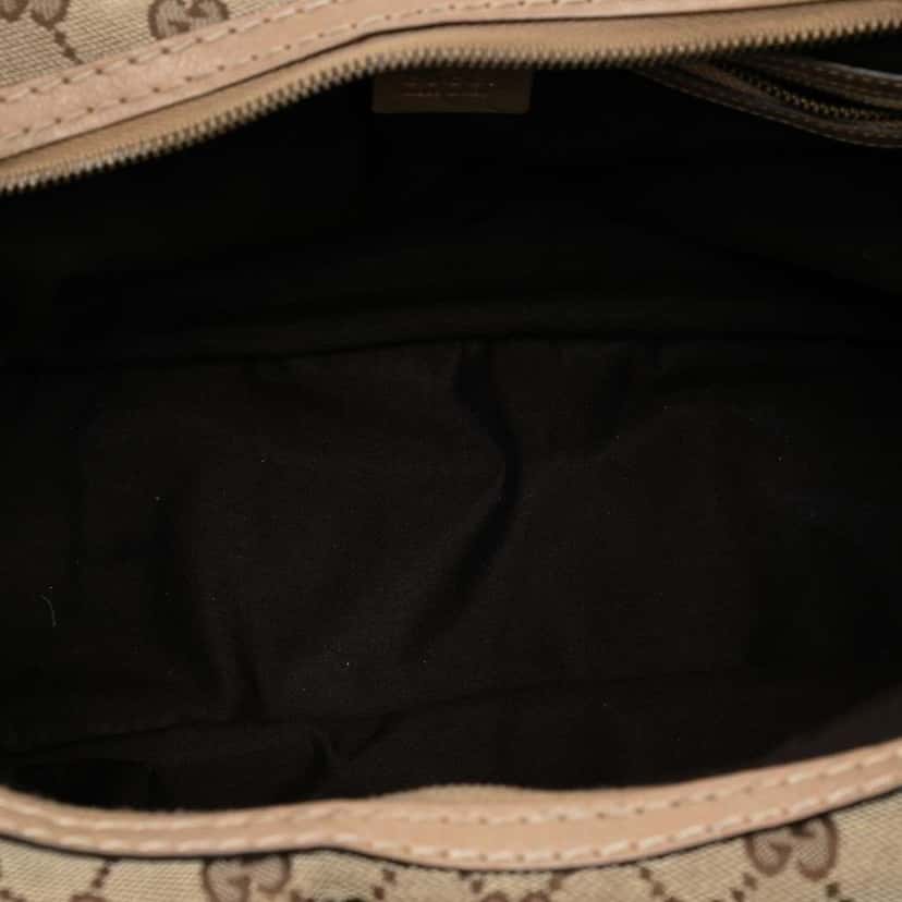 Gucci Medium GG Canvas Jockey Hobo Brown Canvas Good condition - Model View