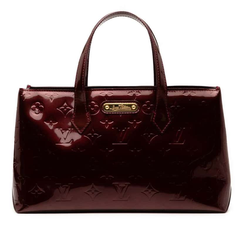 Louis Vuitton Monogram Vernis Wilshire PM Red Leather Good condition - Front View