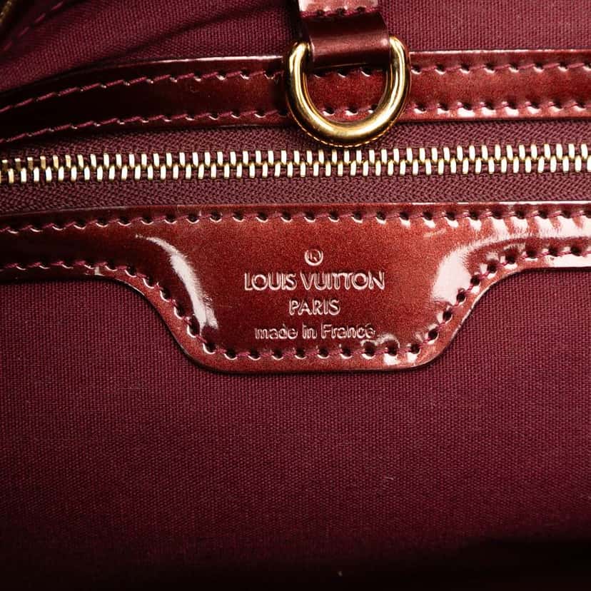 Louis Vuitton Monogram Vernis Wilshire PM Red Leather Good condition - Box View