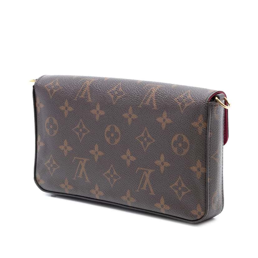 Louis Vuitton Monogram Pochette Felicie Brown Good condition - Back View